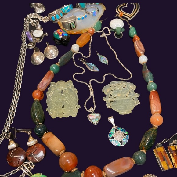 Coming Soon… opal, jade turquoise, many inlaid and designer pieces - Picture 4 of 5